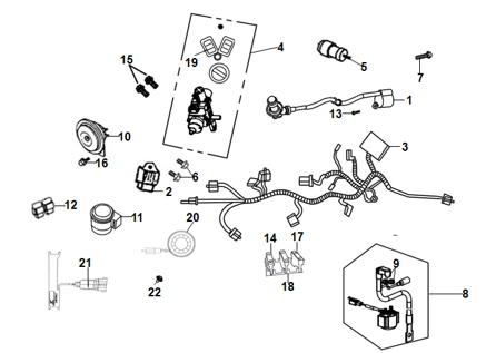 F16 ELEKTRIK PARCALAR & KONTAK &ESTELASYON (KABLO DEMETI)  