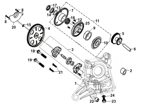 E04 KRANK KUTUSU SAG &YAG POMPASI