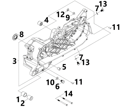 E09 KRANK KUTUSU SOL