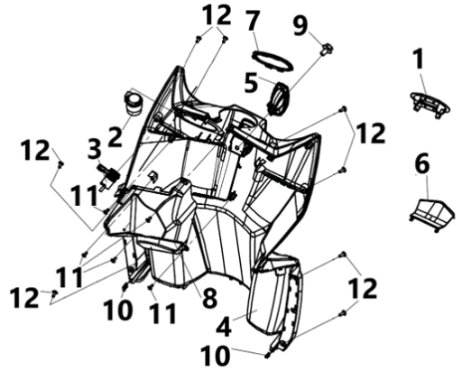 F08 TORPIDO & ON IC(TARAF) KUTU KAPAK