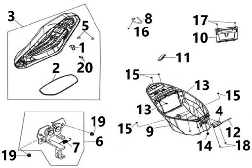 F15 SELE(KOLTUK) & KASK (HAVUZ) IC