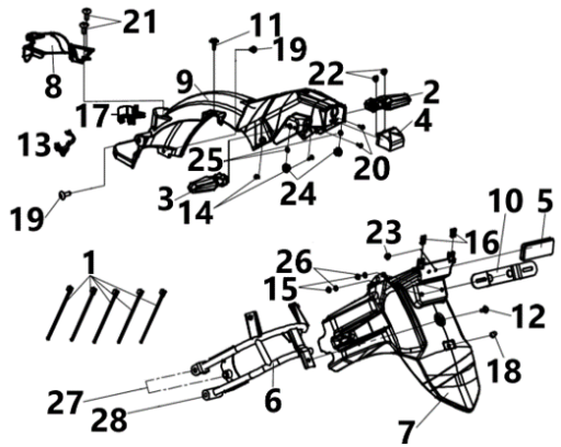 F16 CAMURLUK ARKA & KUYRUK