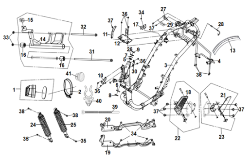F20 SASE GOVDESI & AMORTISOR & M. ASKISI