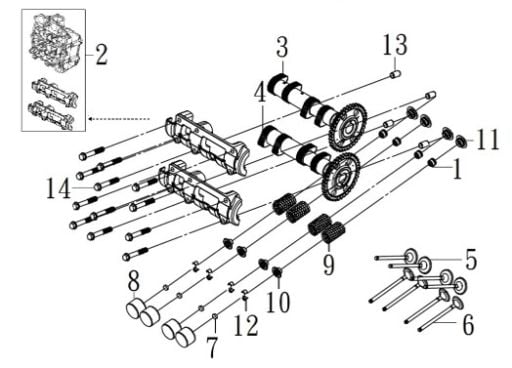 E03 EKSANTRIK KAM MILI