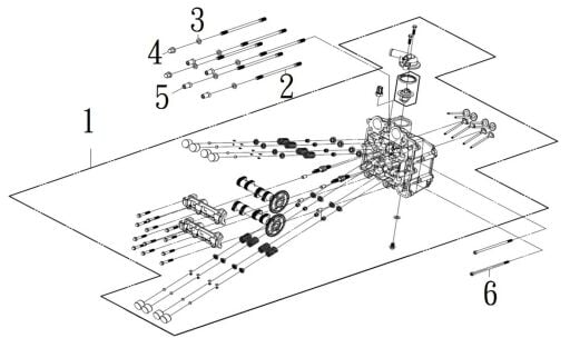 E04 SILINDIR KAPAK UST KAFA KOMPLE
