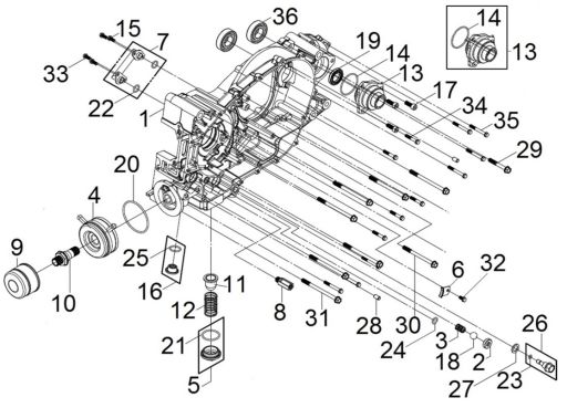 E13 KRANK KUTUSU SOL