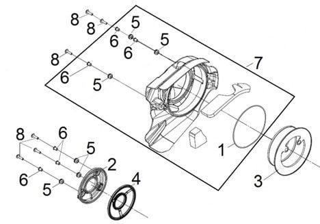 E15 MOTOR DIS (TARAF) KAPAK SAG