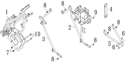 F07 ON KAFA & DEMIRI KAPAK CAMURLUK BRKT