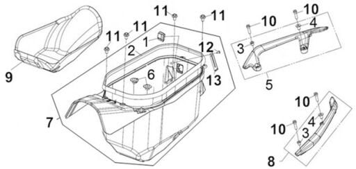 F26 KASK (HAVUZ) IC KUTU PORTBAGAJ