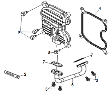 E01 SILINDIR KAPAK UST KAFA KAPAGI