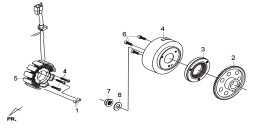 E15 VARYATOR STATOR MARS TORK