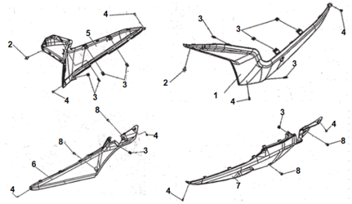 F18 YAN & ALT MARSBIYEL TARAF(KISIM)KAPAK