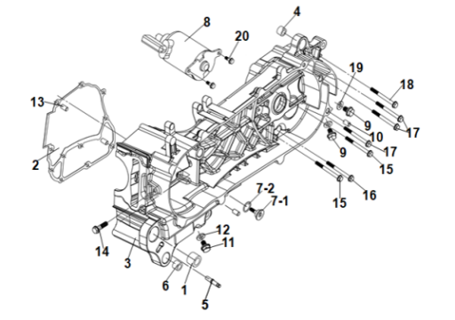 E12 KRANK KUTUSU SOL