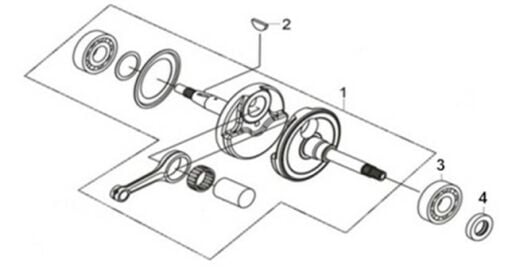 E08 KRANK MILI(SAFT)