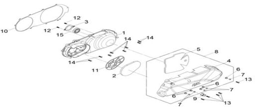 E18 KRANK KUTUSU KAPAK SOL
