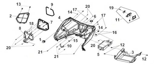 F13 ON UST GRENAJ IC(TARAF) KUTU&ALTI KAPAK