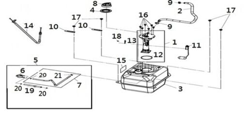 F21 YAKIT DEPOSU&POMPASI&SAMANDIRA
