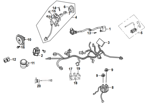 F16 ELEKTRIK PARCASI & KONTAK & ESTELASYON (KABLO DEMETI)