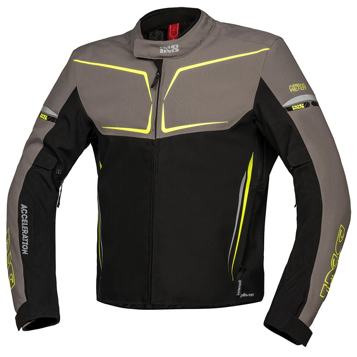 IXS TS-Pro ST+ Spor Motosiklet Montu Gri / Sarı - 3XL