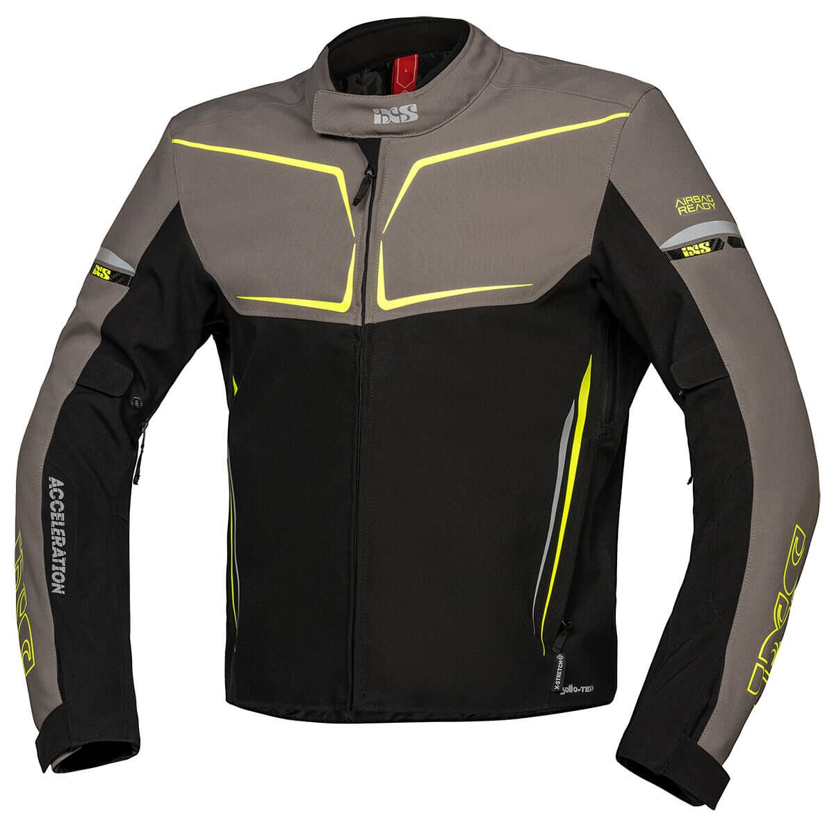 IXS TS-Pro ST+ Spor Motosiklet Montu Gri / Sarı - M