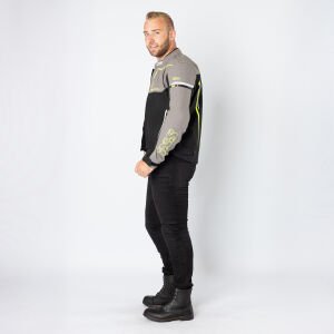 IXS TS-Pro ST+ Spor Motosiklet Montu Gri / Sarı - S
