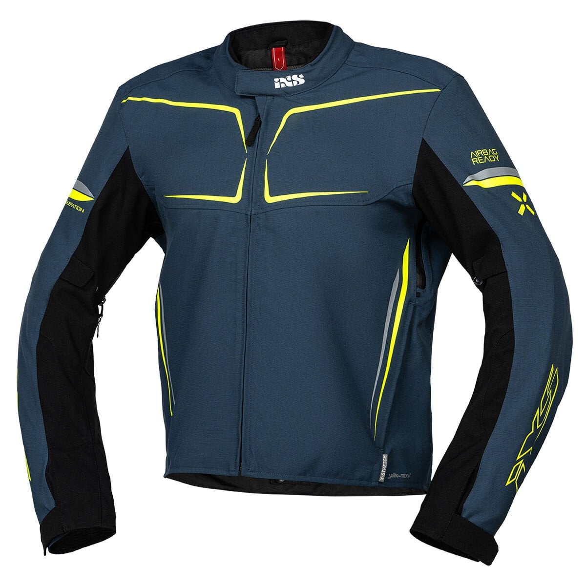 IXS TS-Pro ST+ Spor Motosiklet Montu Mavi / Sarı - 2XL