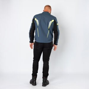 IXS TS-Pro ST+ Spor Motosiklet Montu Mavi / Sarı - L