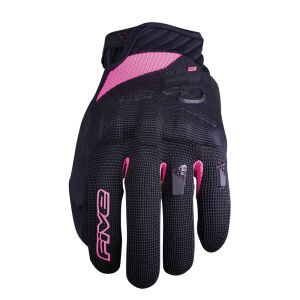 Five RS3 Evo Kadın Motosiklet Eldiveni Siyah / Pembe - L / 08