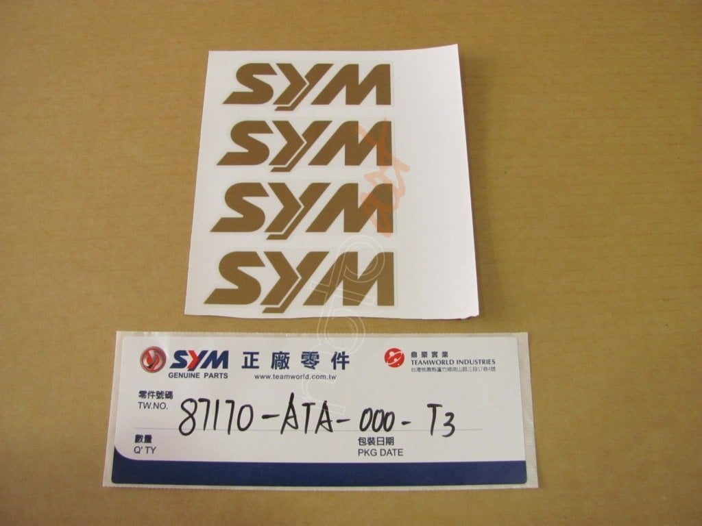 SYM FAR GRENAJI STICKER SYM ( JET4 )