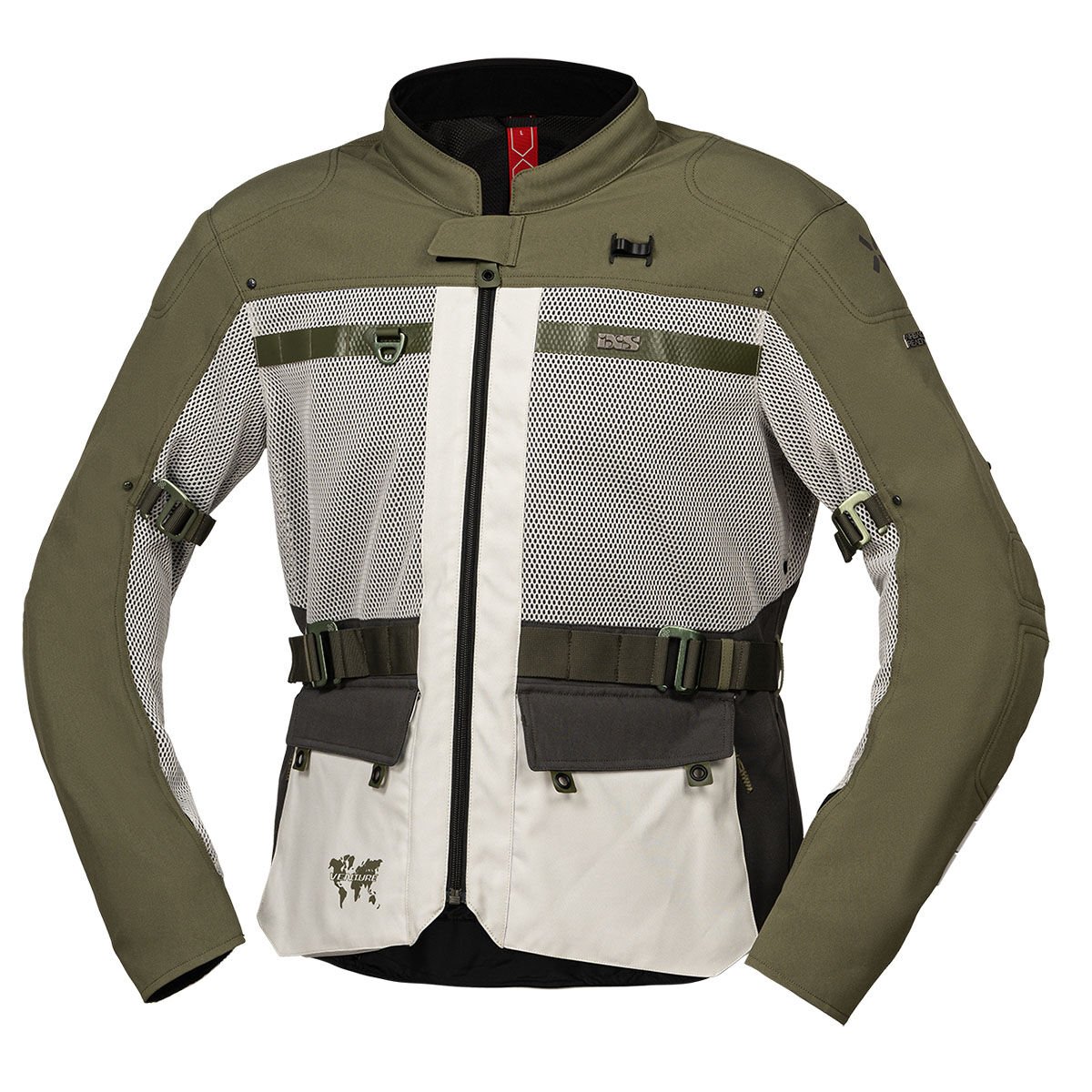 IXS Venture-BigAir 1.0 Motosiklet Montu Haki - M