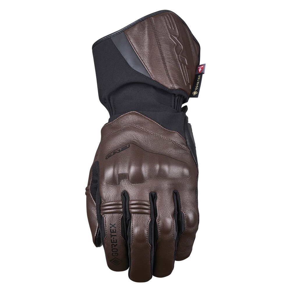 Five WFX Skin Evo GTX Su Geçirmez Motosiklet Eldiveni Kahverengi - M / 09