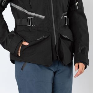 IXS Tourster-STX 1.0 Su Geçirmez Motosiklet Montu Siyah - XL - Kadın