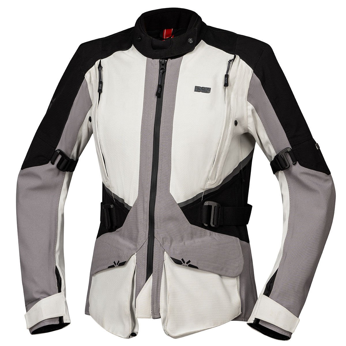 IXS Tourster-STX 1.0 Su Geçirmez Motosiklet Montu Gri - Kısa 4XL - Kadın