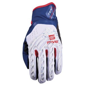 Five TFX5 Motosiklet Eldiveni Mavi / Kırmızı - L / 10