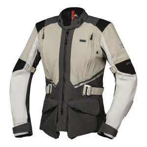 IXS Tourster-STX 1.0 Su Geçirmez Motosiklet Montu Bej / Gri - Kısa 3XL - Kadın