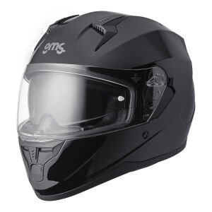 Gms Hexago Kapalı Kask Siyah - L