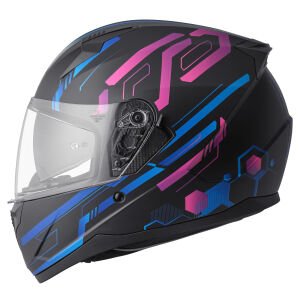 Gms Hexago Kapalı Kask Mat Grafik - L