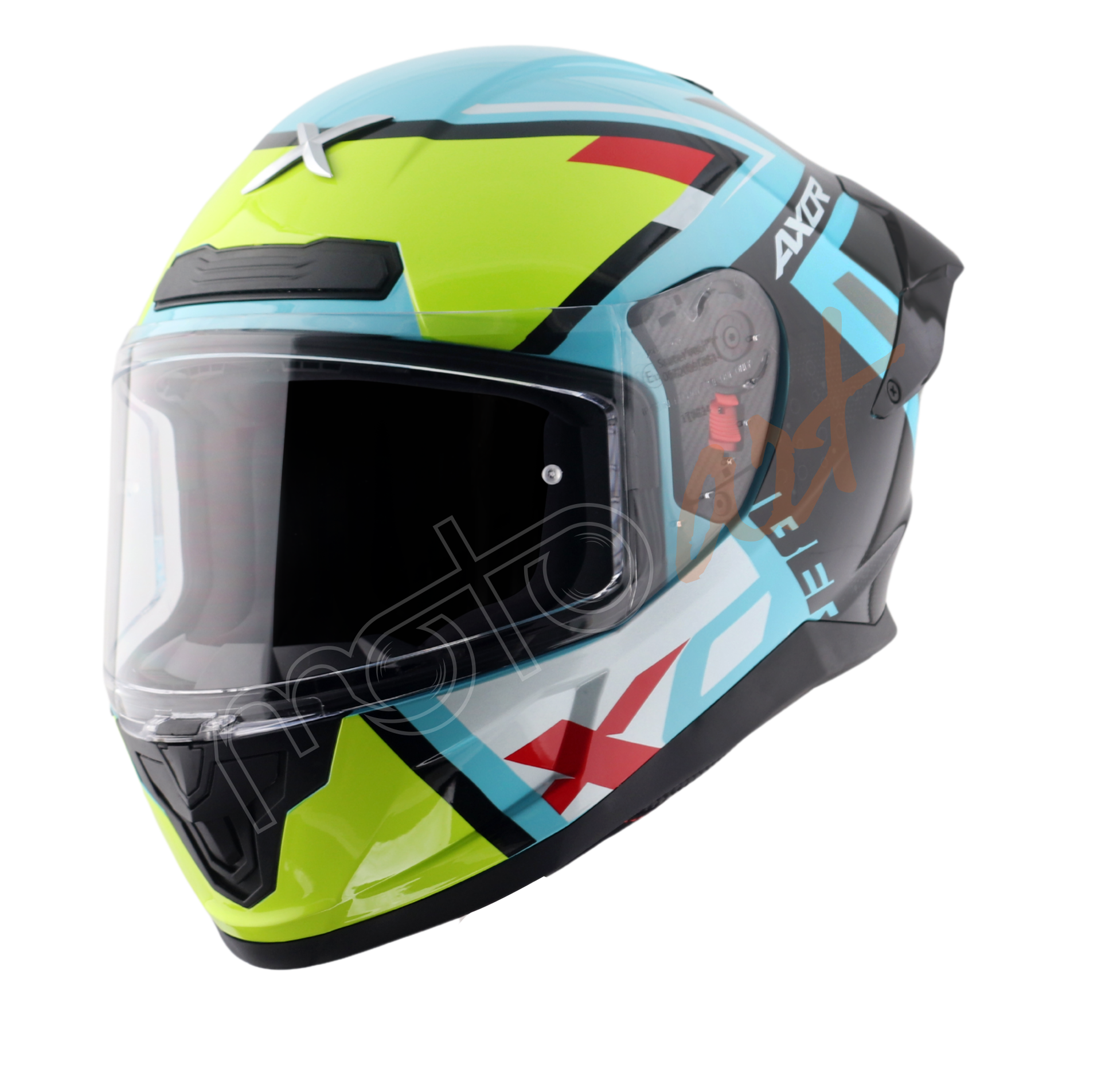 Axor Saber X Sports Kask Black Neon Yellow
