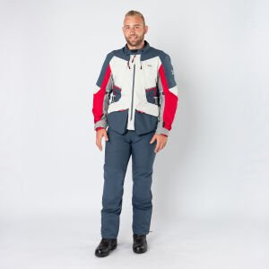 IXS Tourster-STX 1.0 Su Geçirmez Motosiklet Pantolonu Mavi - 4XL Kısa Paça - Erkek