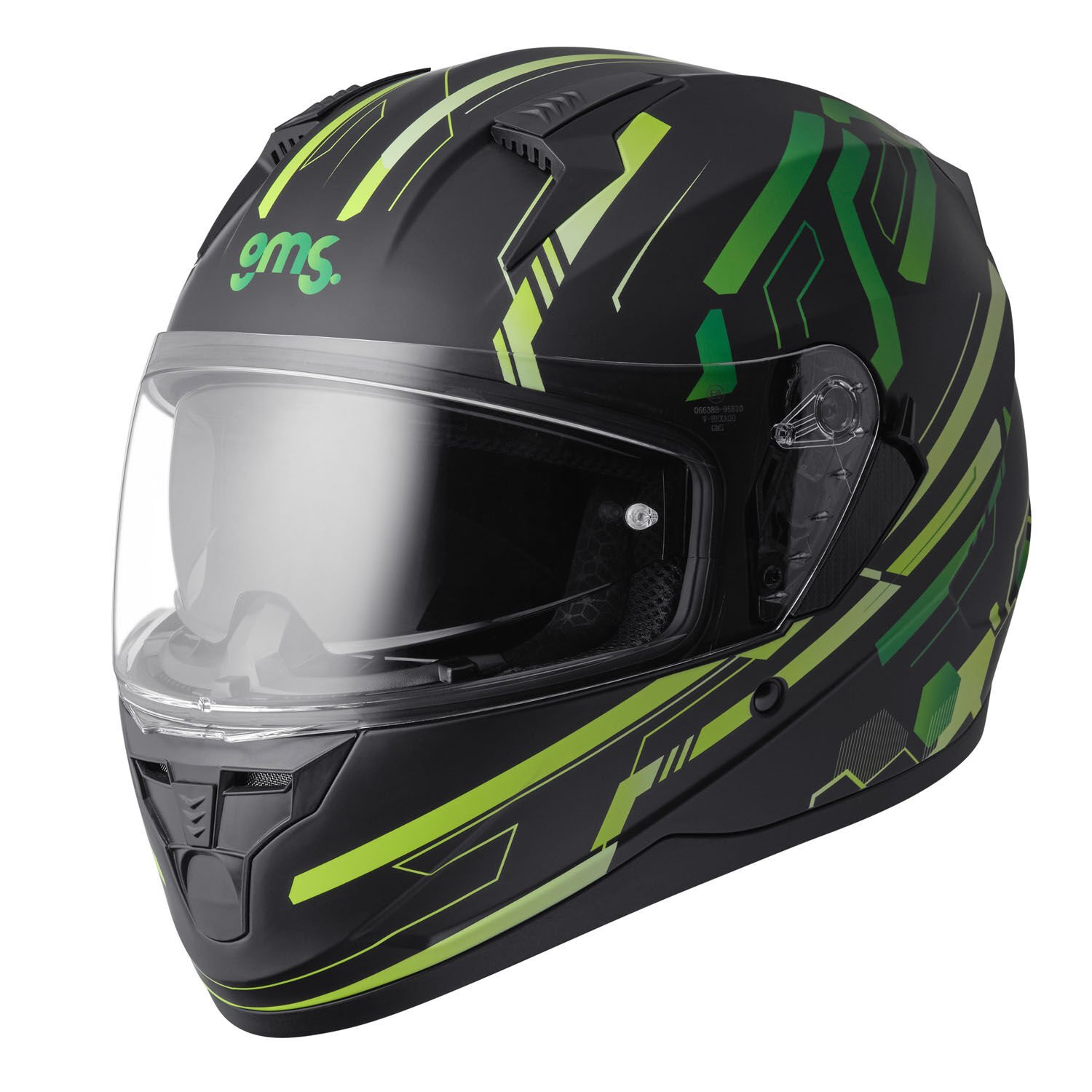 Gms Hexago Kapalı Kask Mat Yeşil - 2XL