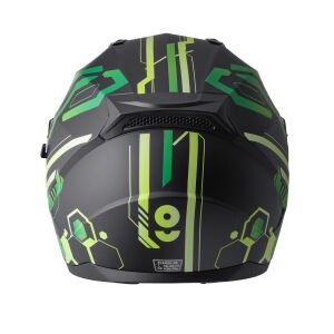 Gms Hexago Kapalı Kask Mat Yeşil - 2XL