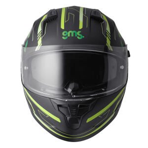 Gms Hexago Kapalı Kask Mat Yeşil - M