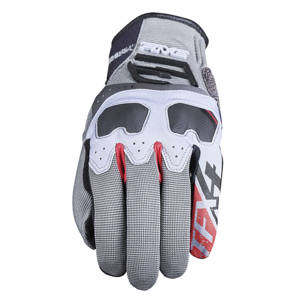 Five TFX4 Motosiklet Eldiveni Gri / Kırmızı - L / 10