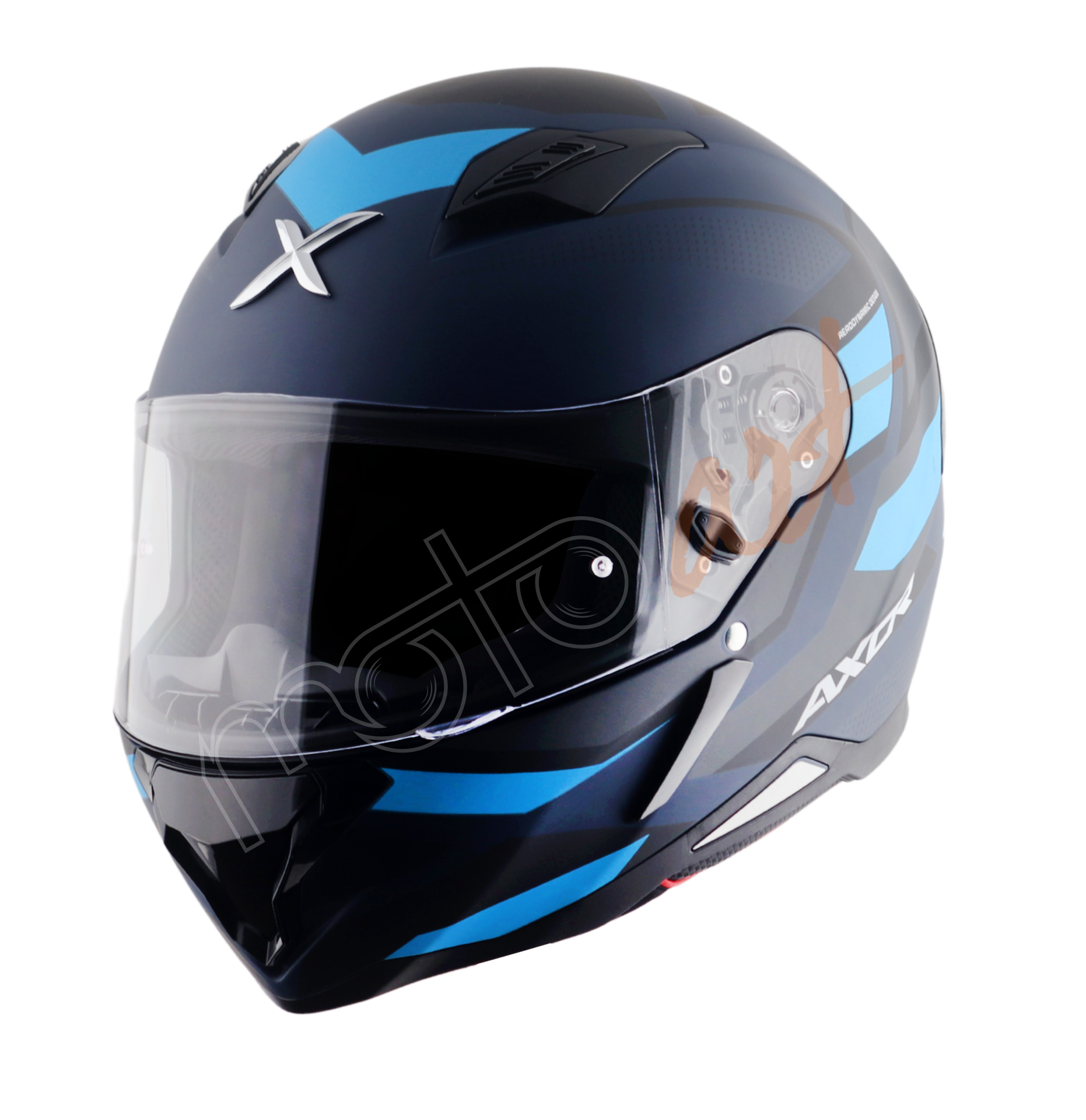 Axor Hunter Cornet Kask Black Blue Mat