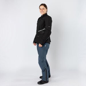 IXS Tourster-STX 1.0 Su Geçirmez Motosiklet Pantolonu Mavi - 3XL Kısa Paça - Kadın