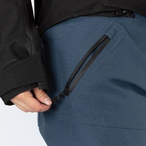 IXS Tourster-STX 1.0 Su Geçirmez Motosiklet Pantolonu Mavi - 3XL Kısa Paça - Kadın