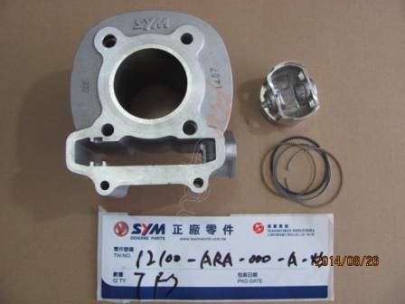 SYM FIDDLE 2 3 125-JET 14 125 ST 125 SR 125 SILINDIR SET(SİLİNDİR-PİSTON-SEGMAN)