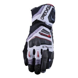 Five TFX1 GTX Su Geçirmez Motosiklet Eldiveni Gri / Kırmızı - 3XL / 13