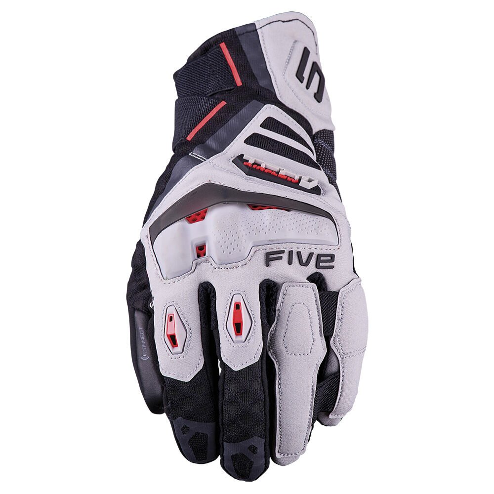 Five TFX1 Airflow Motosiklet Eldiveni Gri / Kırmızı - S / 08