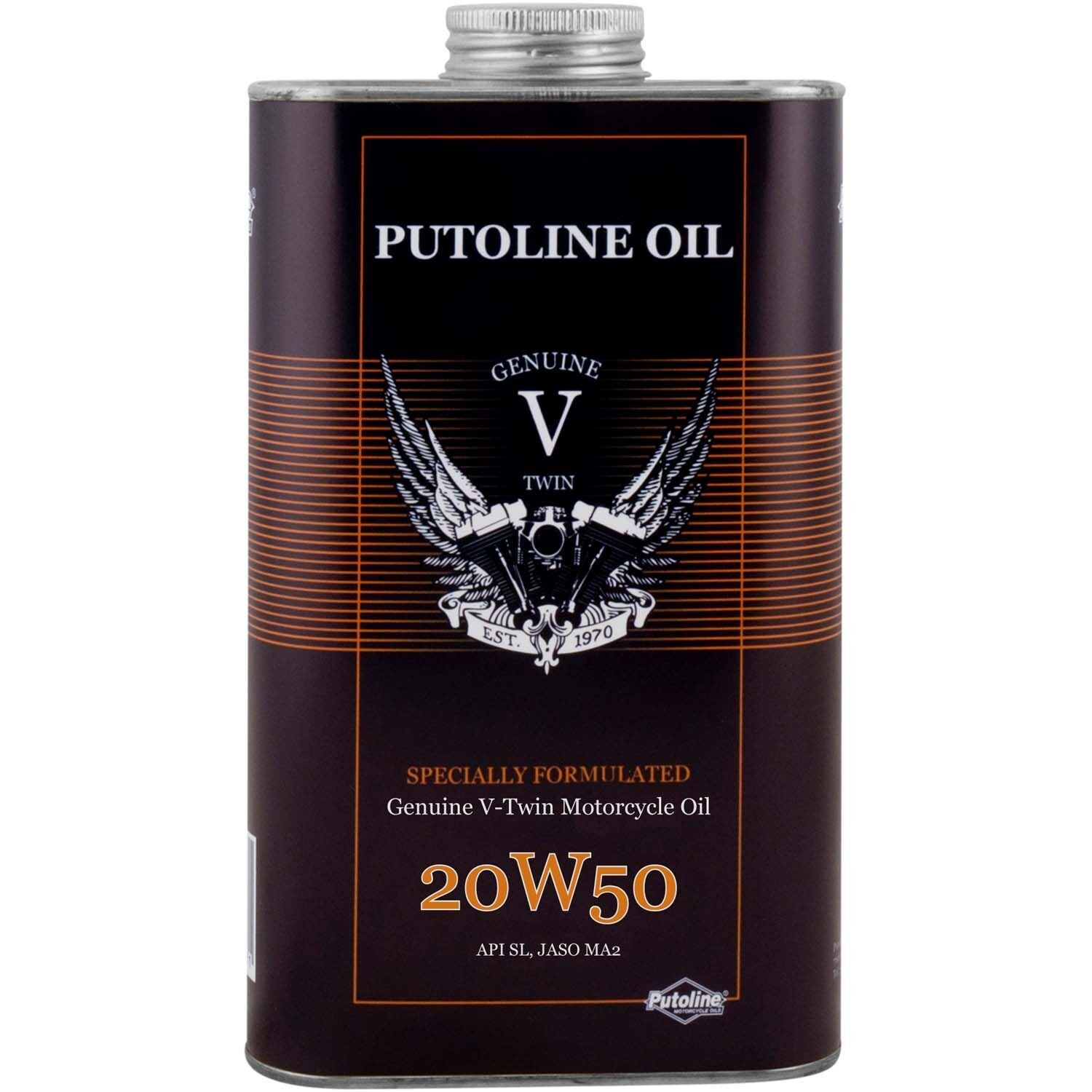 Putoline Genuine V-Twin 20W-50 Motosiklet Yağı